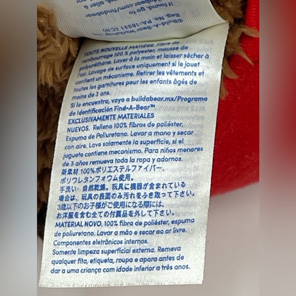 BUILD-A-BEAR: Playful Puppy Dog, Brown, Scruffy with Red Shazam Shirt - Picture 6 of 15